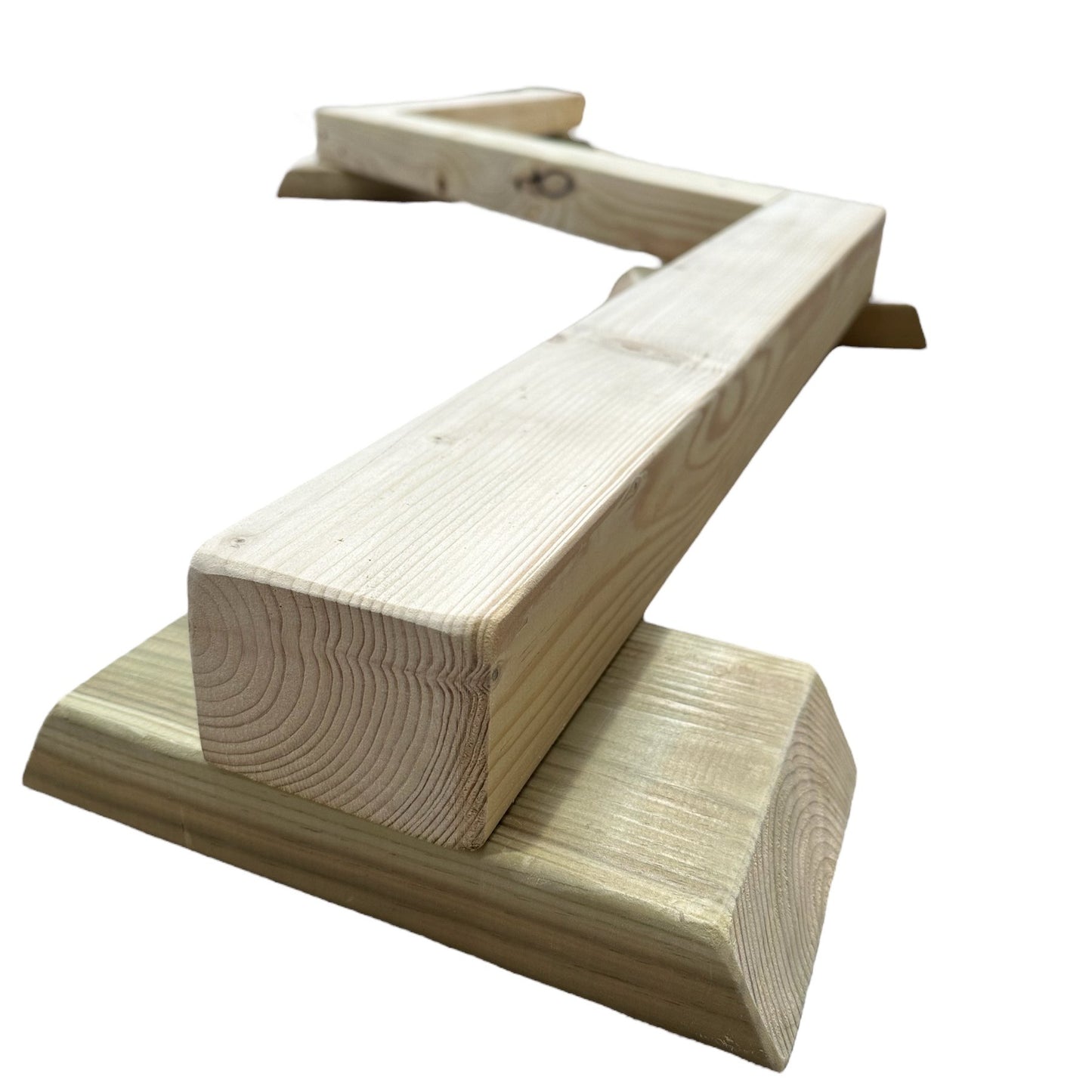 Zig Zag Wooden Balance Beam