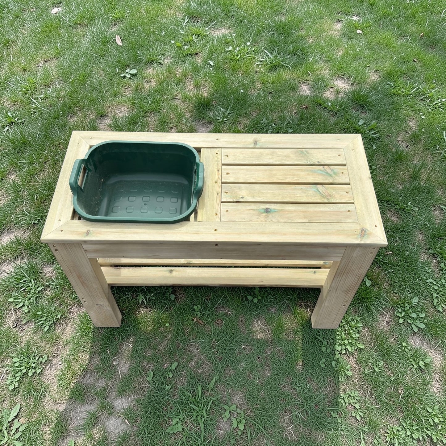 Wooden Mud Kitchen with Sink Top