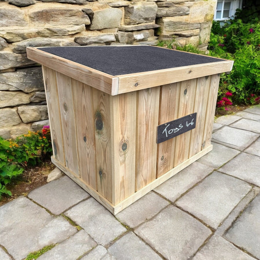 Wooden Rustic Outdoor Storage Chest