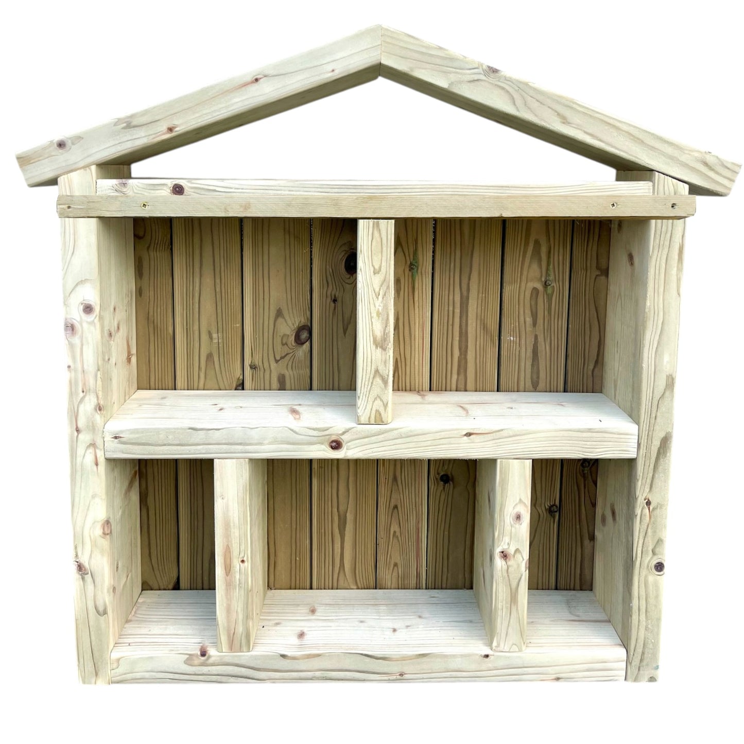Large Handcrafted Wooden Bug Hotel Frame with Overhang