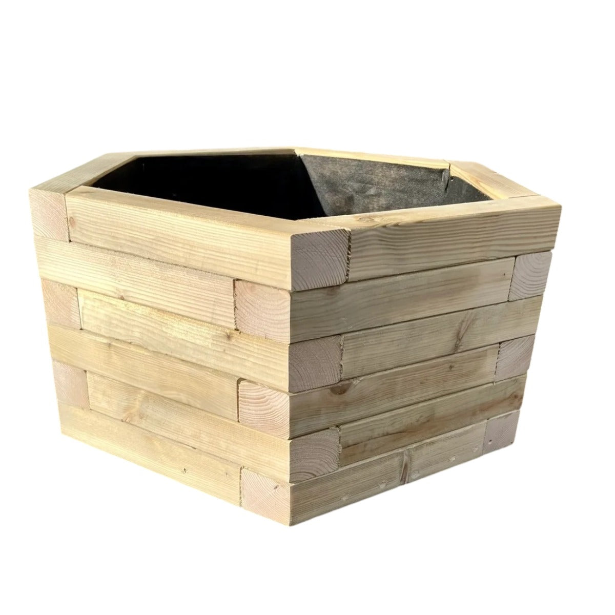 Honeycomb Hexagon Wooden Garden Planters