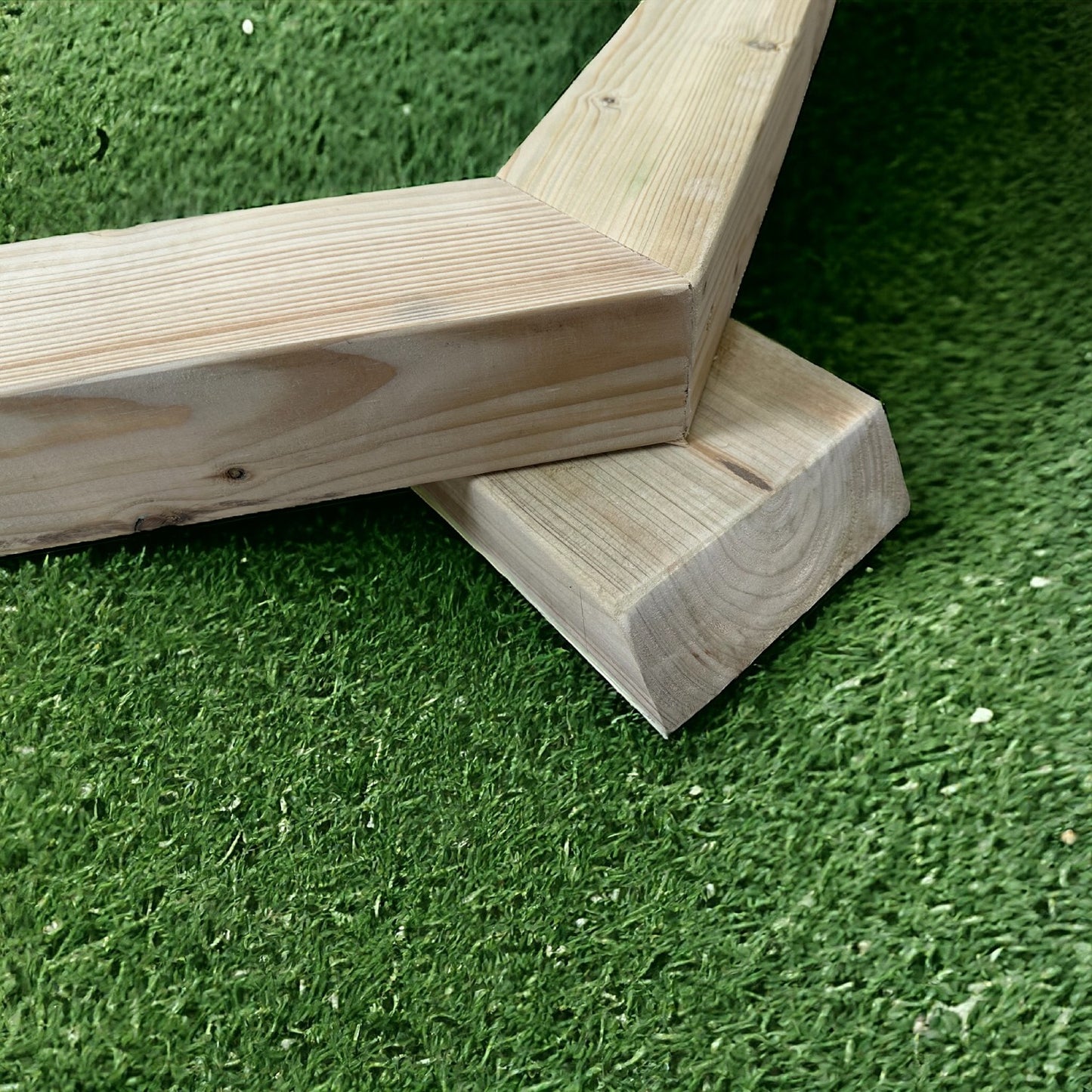 Zig Zag Wooden Balance Beam