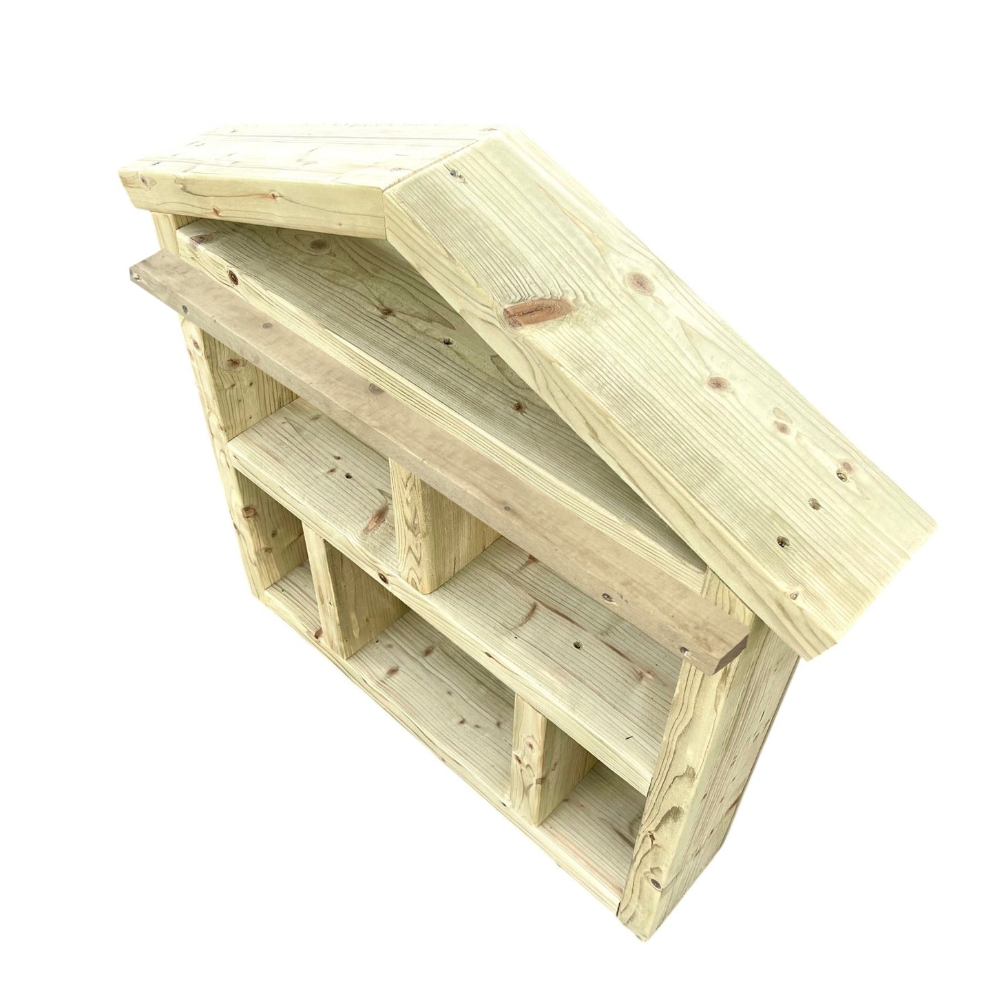 Large Handcrafted Wooden Bug Hotel Frame with Overhang